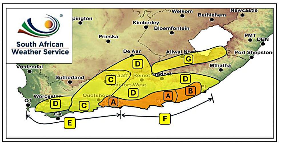 Nóg oorstromings in dele van Oos- en Wes-Kaap dié week verwag | Landbou